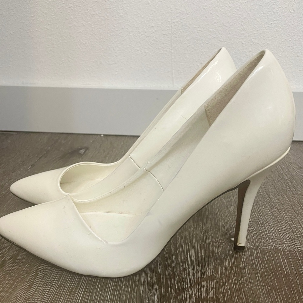 Aldo Classic White Stiletto Heels